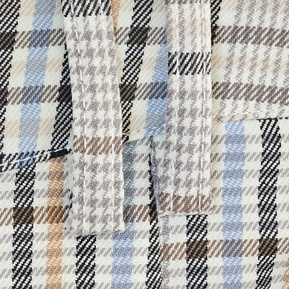 GLASSONS Plaid Pleated Mini Skirt Light Academia Size 14 - Picture 10 of 12